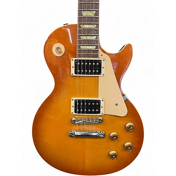 Used 2002 Gibson Les Paul Classic Honey Burst Solid Body Electric Guitar