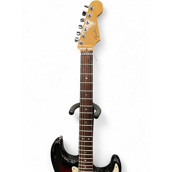 Used Fender American Deluxe Stratocaster HSS 3 Color Sunburst Solid Body Electric Guitar