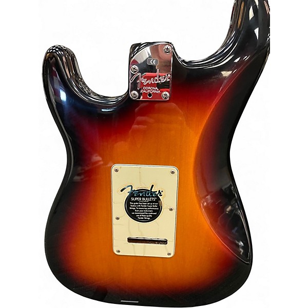 Used Fender American Deluxe Stratocaster HSS 3 Color Sunburst Solid Body Electric Guitar