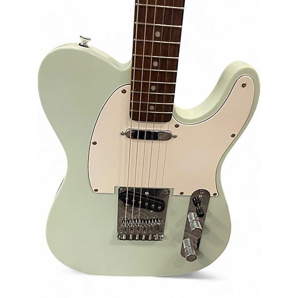 Used Squier Sonic Telecaster Surf Green Solid Body Electric Guitar
