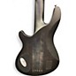 Used Schecter Guitar Research Hellraiser Extreme 5 String See Thru Black Satin Electric Bass Guitar
