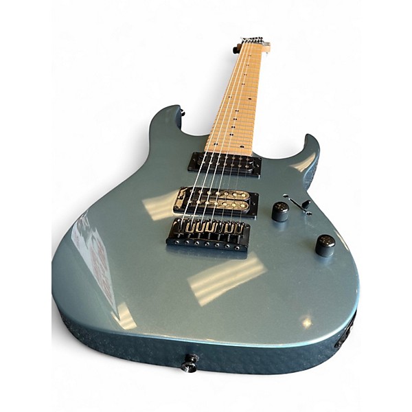 Used Ibanez GIO GRG7221M METTALIC LIGHT BLUE Solid Body Electric Guitar