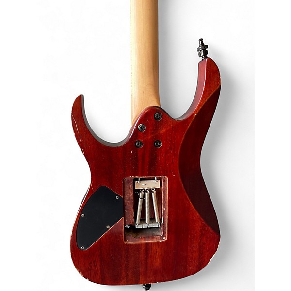 Used Ibanez RG421 Maroon Solid Body Electric Guitar