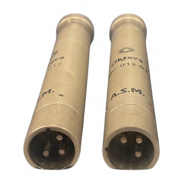 Used Oktava MC 012-01 Pair Condenser Microphone