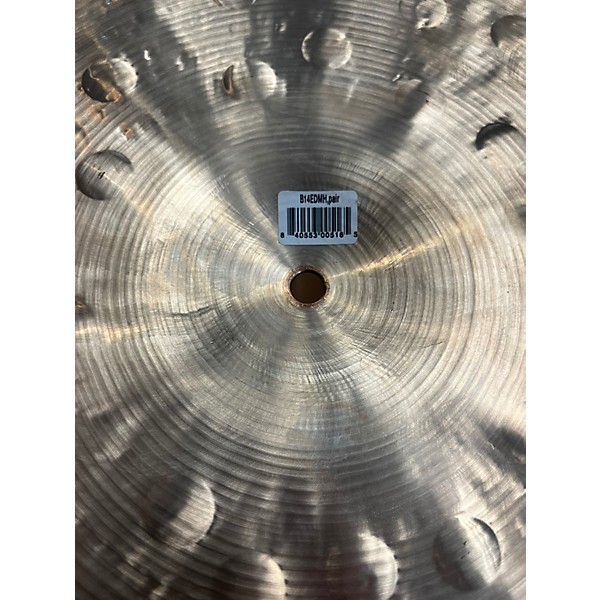 Used MEINL 14in byzance extra dry medium hi hat bottom Cymbal