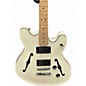 Used Squier Affinity Series Starcaster Classic White Hollow Body Electric Guitar