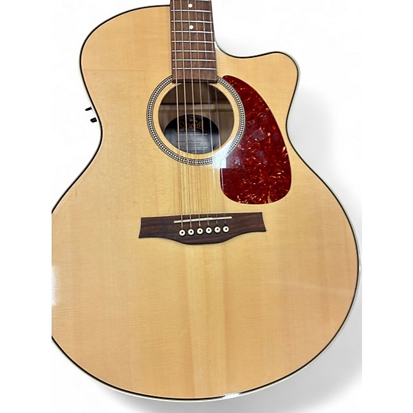 Used Seagull performer Natural Acoustic Electric Guitar