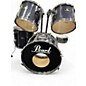 Used Pearl 5 Piece Export NAVY BLUE Drum Kit