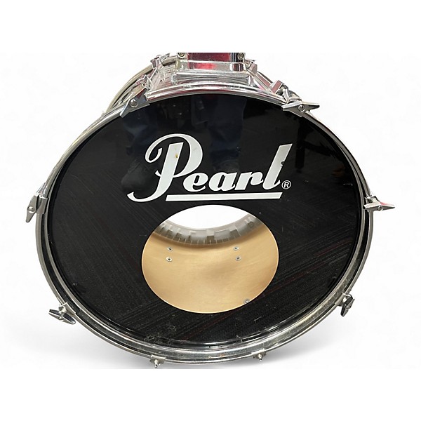 Used Pearl 5 Piece Export NAVY BLUE Drum Kit