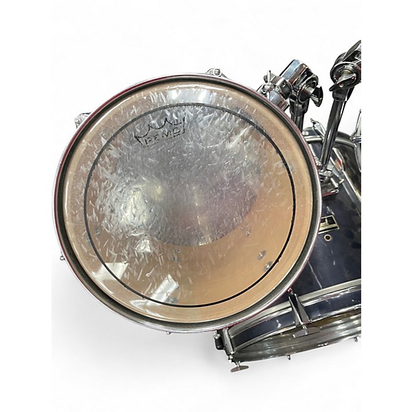 Used Pearl 5 Piece Export NAVY BLUE Drum Kit
