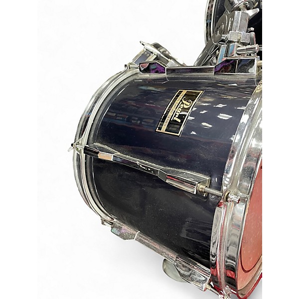 Used Pearl 5 Piece Export NAVY BLUE Drum Kit
