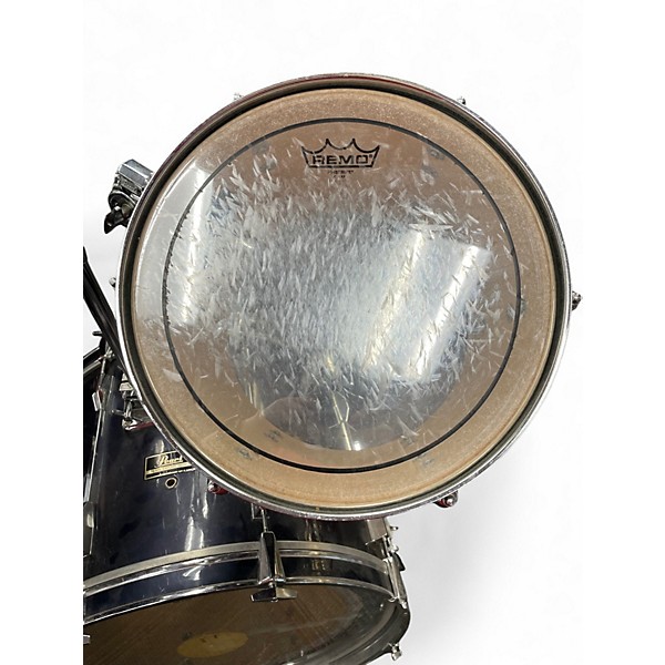 Used Pearl 5 Piece Export NAVY BLUE Drum Kit