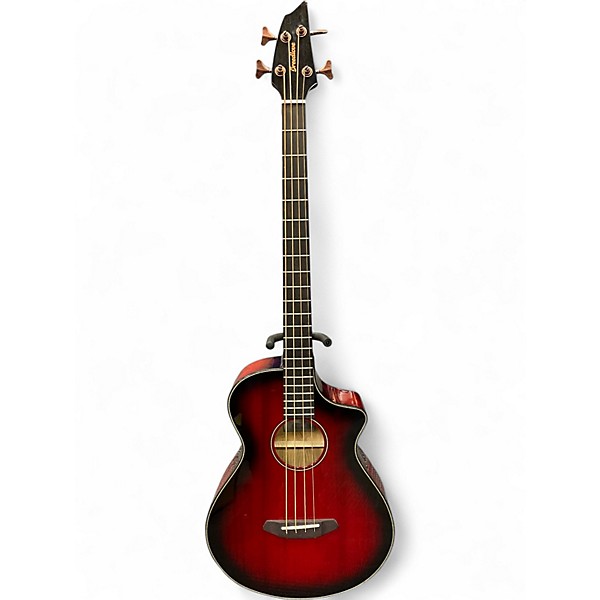 Used Breedlove Pursuit Exotic S Concert Red Acoustic Bass Guitar