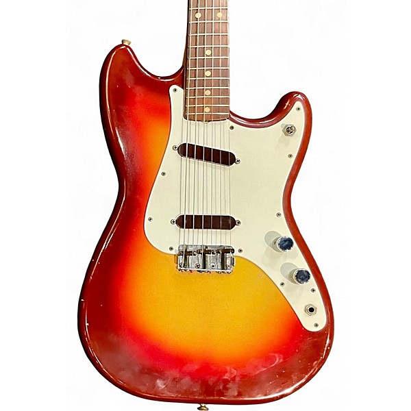 Vintage 1962 Fender Duo Sonic Sunburst Solid Body Electric Guitar