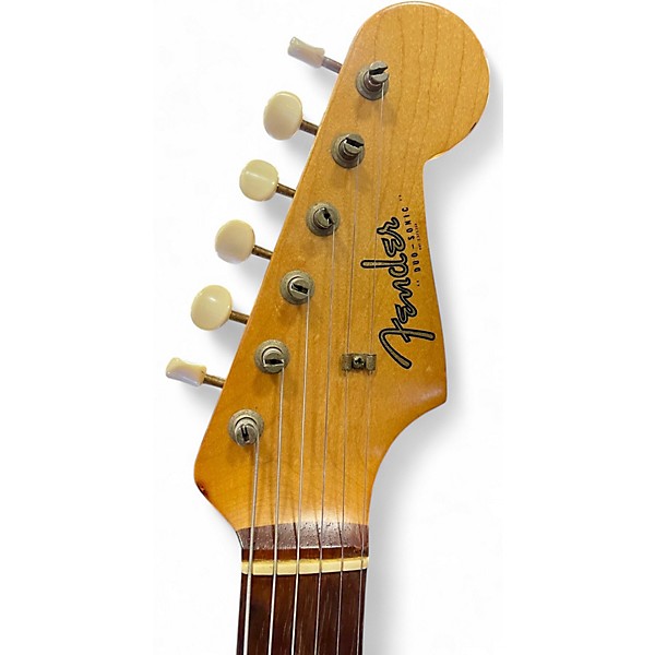 Vintage 1962 Fender Duo Sonic Sunburst Solid Body Electric Guitar