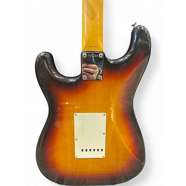 Vintage 1991 Fender MIJ ST62 Stratocaster 3 Color Sunburst Solid Body Electric Guitar