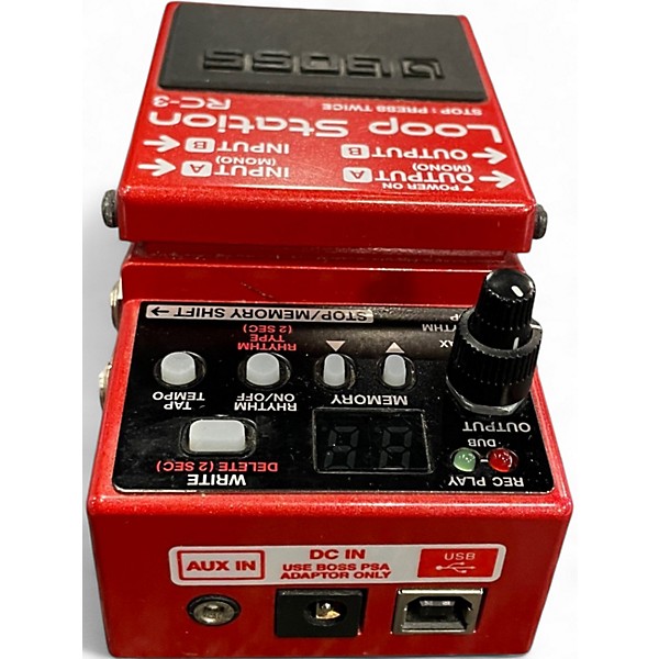 Used BOSS RC3 Loop Station Pedal