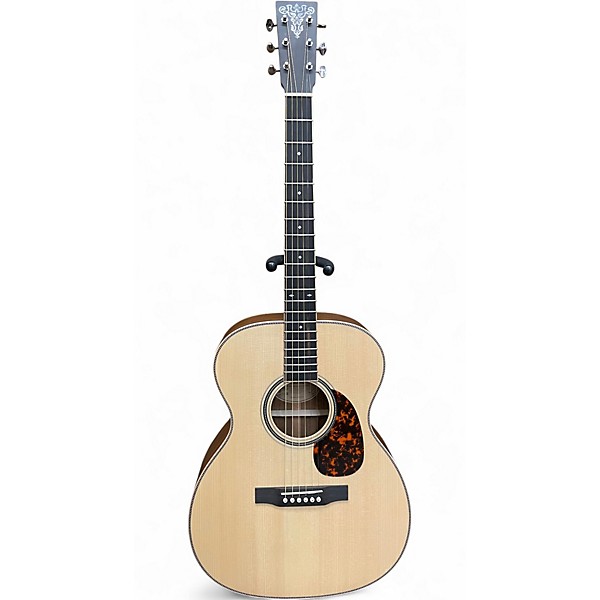Used Larrivee OM-40 Custom Ovangkol Satin Natural Acoustic Guitar