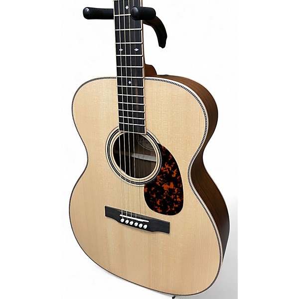 Used Larrivee OM-40 Custom Ovangkol Satin Natural Acoustic Guitar
