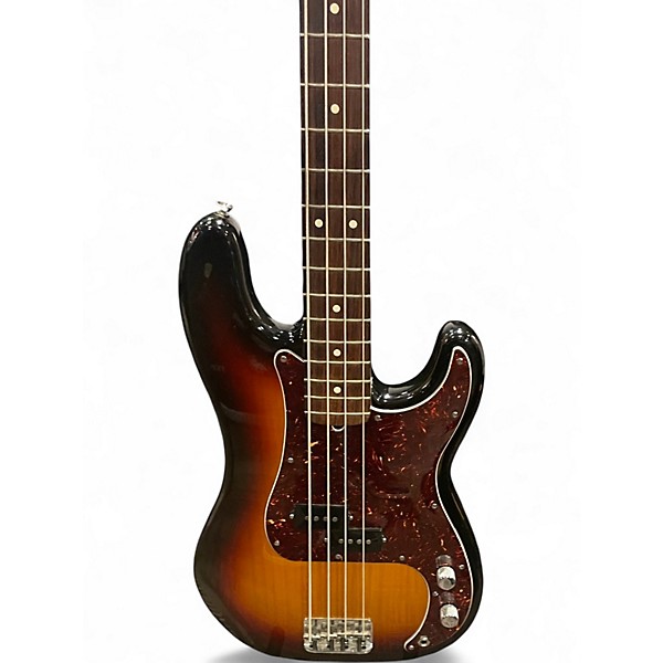 Used 2005 Fender AMERICAN PRECISION BASS 3 Color Sunburst Electric Bass Guitar