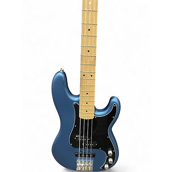 Used 2025 Fender American Performer Precision Bass Blue Electric Bass Guitar