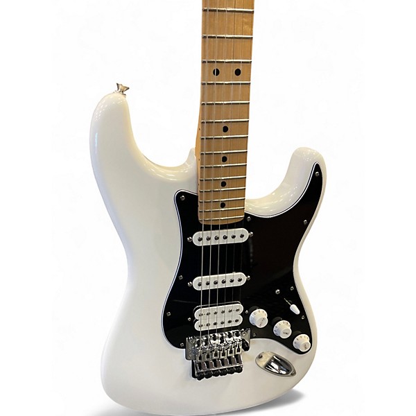 Used Fender Player Stratocaster HSS Floyd Rose Polar White Solid Body Electric Guitar