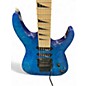 Used Jackson JS34Q Dinky Trans Blue Solid Body Electric Guitar