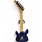 Used Jackson JS34Q Dinky Trans Blue Solid Body Electric Guitar