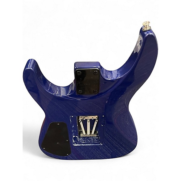 Used Jackson JS34Q Dinky Trans Blue Solid Body Electric Guitar