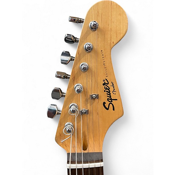 Used Squier Bullet Stratocaster Antique Ivory Solid Body Electric Guitar