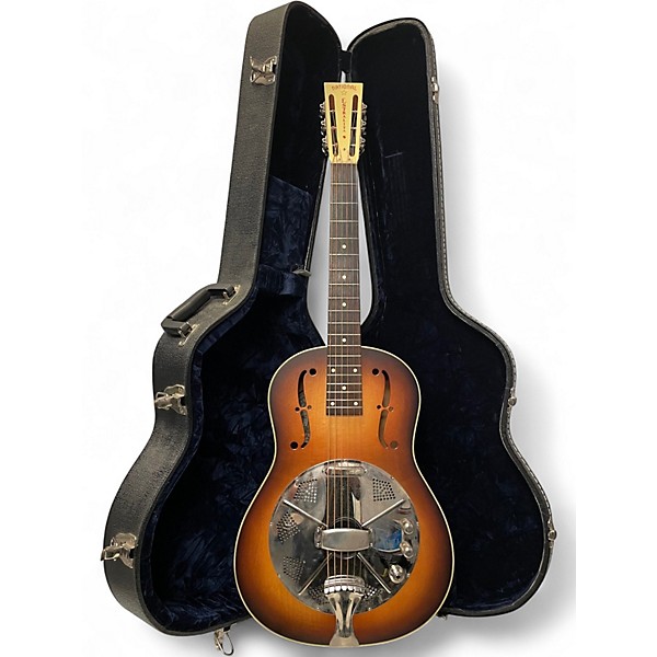Used National Estralia Sunburst Resonator Guitar