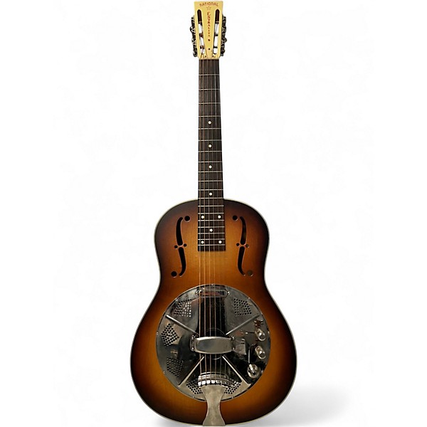 Used National Estralia Sunburst Resonator Guitar