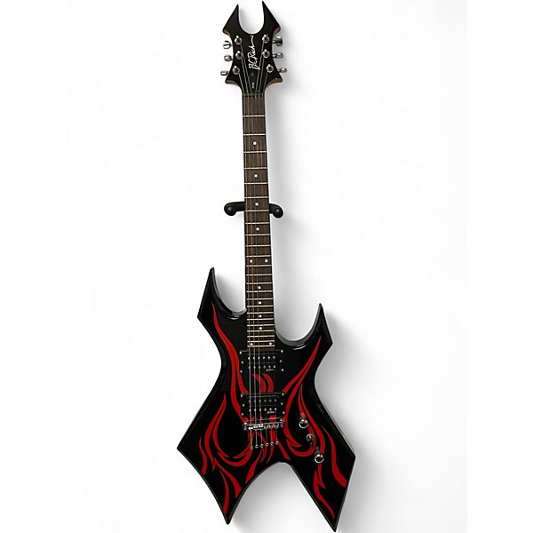 Used B.C. Rich KKW KERRY KING WARLOCK RED FLAME Solid Body Electric Guitar