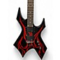 Used B.C. Rich KKW KERRY KING WARLOCK RED FLAME Solid Body Electric Guitar