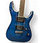 Used ESP LTD MH1000 Deluxe Black Ocean Solid Body Electric Guitar