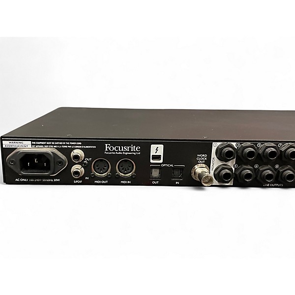 Used Focusrite Clarett 8Pre Thunderbolt Audio Interface