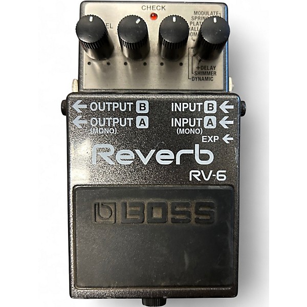 Used BOSS RV6 Digital Reverb Effect Pedal