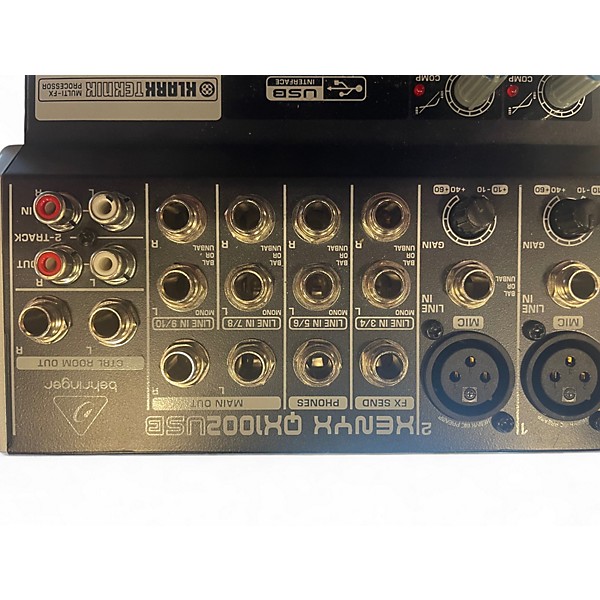 Used Behringer Xenyx QX1002USB Unpowered Mixer
