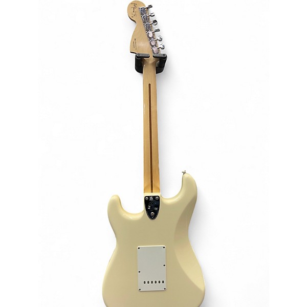 Used Fender Albert Hammond Jr Stratocaster Olympic White Solid Body Electric Guitar