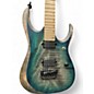 Used Ibanez RGD61AL STAINED SAPPHIRE BLUE BURST Solid Body Electric Guitar