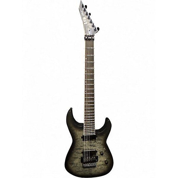 Used ESP LTD M1007b Charcoal Burst Solid Body Electric Guitar