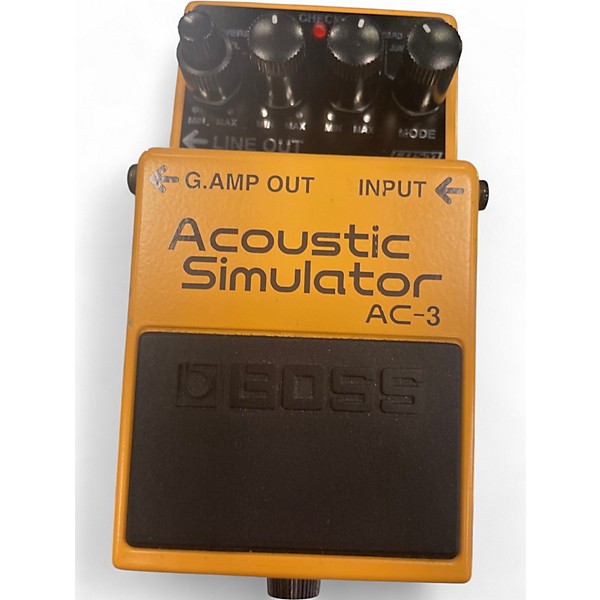 Used BOSS AC3 Acoustic Simulator Effect Pedal