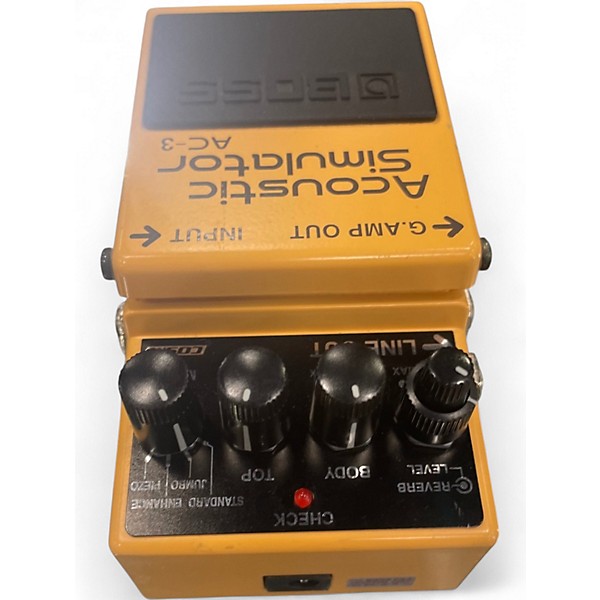 Used BOSS AC3 Acoustic Simulator Effect Pedal