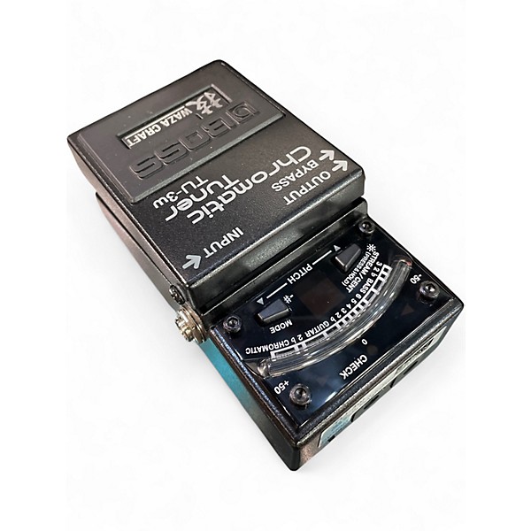 Used BOSS TU3W Waza Craft Chromatic Tuner Pedal