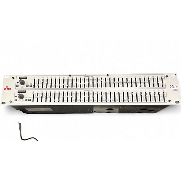Used dbx 231s Dual Channel 31-Band Graphic Equalizer