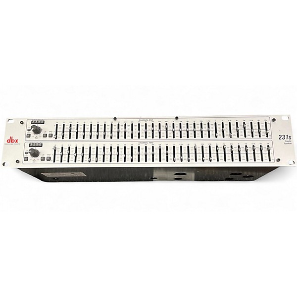 Used dbx 231s Dual Channel 31-Band Graphic Equalizer