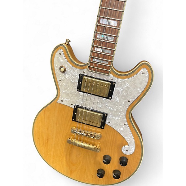 Used D'Angelico DELUXE BRIGHTON Natural Solid Body Electric Guitar