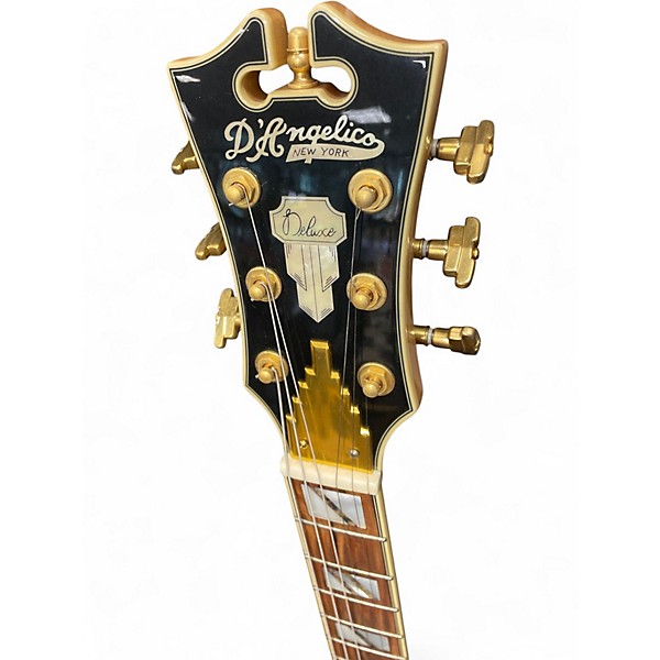 Used D'Angelico DELUXE BRIGHTON Natural Solid Body Electric Guitar