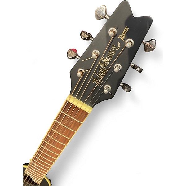 Used Washburn Ro10 Rover Black Acoustic Guitar