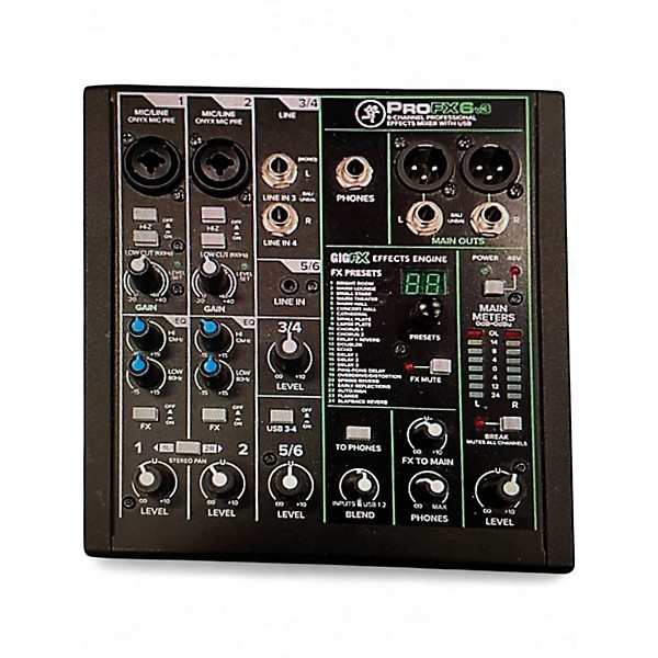 Used Mackie Profx6v3 Unpowered Mixer